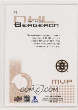 Patrice Bergeron