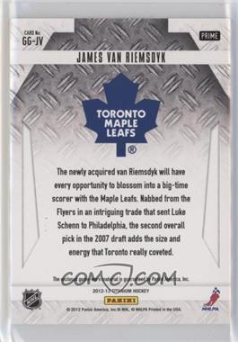 James van Riemsdyk