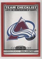 Team Checklist - Colorado Avalanche