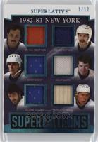 Bryan Trottier, Denis Potvin, Mike Bossy, Billy Smith, Clark Gillies, Butch Goring
