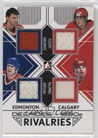 Bill Ranford, Mark Messier, Theoren Fleury, Al MacInnis